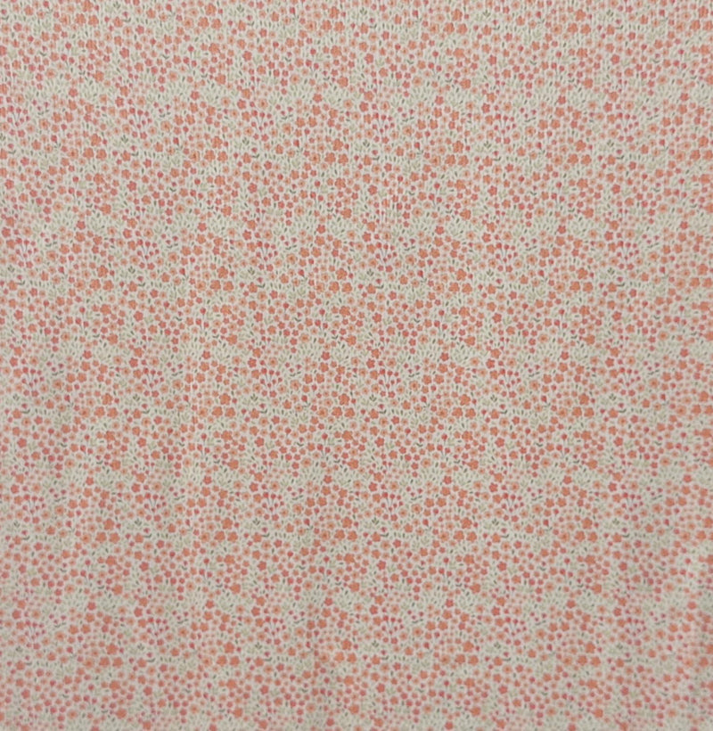 MISC Yummy Rib Knit Ditsy - 127076 Peachy Pink - Dress & Apparel Fabric