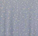 MISC Yummy Rib Knit Petite Floral - 138105 Blue - Dress & Apparel Fabric