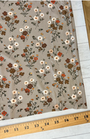 MISC Yummy Rib "Lucy" - 262381 Tan/Rust - Dress & Apparel Fabric