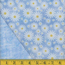 MK Quilted Fabric - 133022 Blue - Double Sided Quilted Cotton