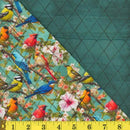 MK Quilted Fabric - 141569 Green - Double Sided Quilted Cotton