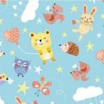 MM Baby Love Little Prince Toys - DC11589-BLUE Blue - Cotton Fabric