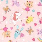 MM Baby Love Princess Toys - DC11588-PINK Pink - Cotton Fabric