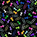 MM Back to School - CX10954-BLAC-D - Cotton Fabric