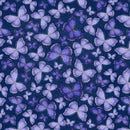 MM Beau Allium Violet Whispers - DDC12853-MIDN Midnight - Cotton Fabric