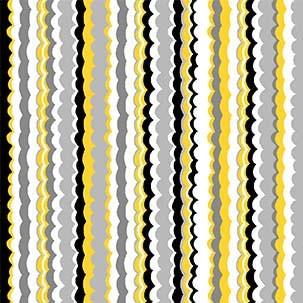 MM Buttercup Ruffled Stripe - CX11813-GRAY-D - Cotton Fabric