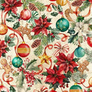 MM Cozy Little Christmas Christmas Charms - DDC12684-CREM - Cotton Fabric