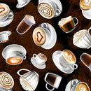 MM Espresso Yourself The Perfect Cup - DCX12058-COFF-D - Cotton Fabric