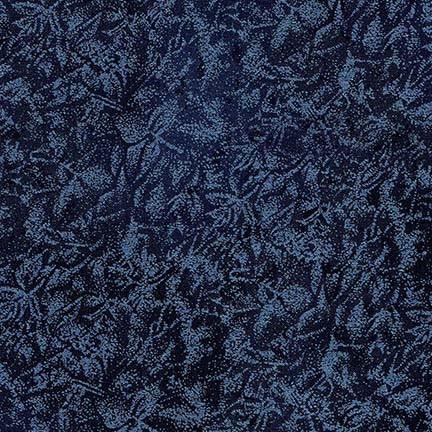 MM Fairy Frost Pearlized Metallic - CM0376-DKDE-D Dark Denim - Cotton Fabric