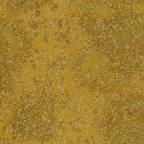 MM Fairy Frost Pearlized Metallic -  CM0376-GOLD-D - Cotton Fabric
