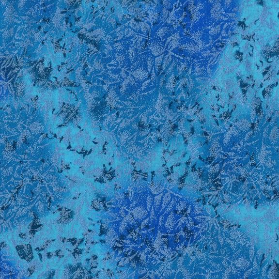 MM Fairy Frost Pearlized Metallic - CM0376-TURQ-D Turquoise - Cotton Fabric