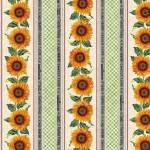 MM Garden Variety Sunflower Stripe - CX11533-MULT Multi - Cotton Fabric