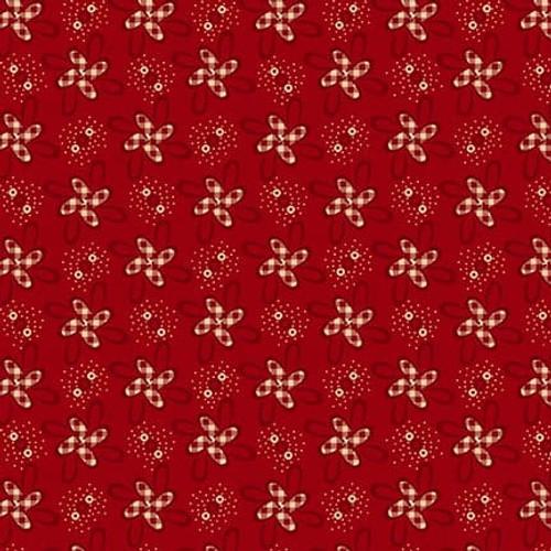 HG Garnets & Gingham - 1341-88 Garnet - Cotton Fabric