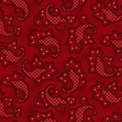 HG Garnets & Gingham - 1343-88 Garnet - Cotton Fabric