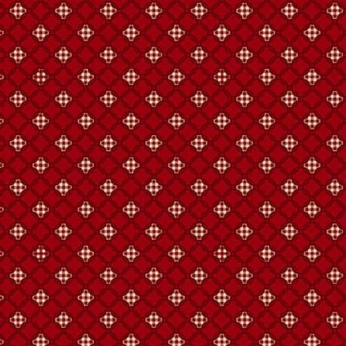HG Garnets & Gingham - 1358-88 Garnet - Cotton Fabric