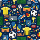 MM Goal Getter Hero - 12698-NAVY - Cotton Fabric