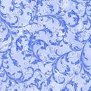 MM Hydrangea Dreams Spring Scroll - CX11763-DELF Delft - Cotton Fabric