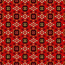 MM Jacobean Dreams Tile Foulard - DCX12070-VERM-D Vermillion - Cotton Fabric