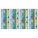 MM Little Locomotives Steam & Whistle Stripe - DDC12882-MULT - Cotton Fabric
