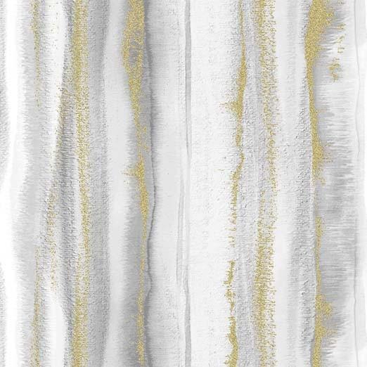 MM Magnificent Peacock Feathery Stripe - CM11854-FOGX-D - Cotton Metallic Fabric