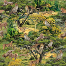 MM Serengeti Plains A Leap & A Streak - DCX11962-JUNG-D - Cotton Fabric
