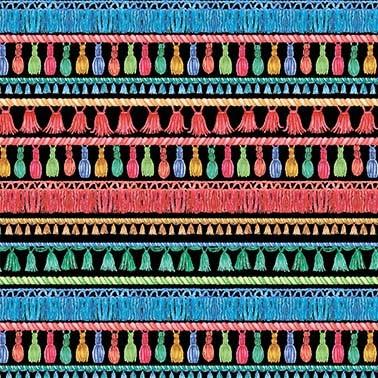 MM Sew Pretty Tassles and Trimmings - DDC12150-BLAC-D - Cotton Fabric