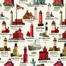 MM Starlit Towers Twilight Towers - DCX12709-CREM - Cotton Fabric