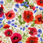 MM Summer Wildflowers Wild Summer - DCX11773-CREM - Cotton Fabric