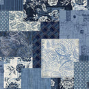 MM True Blue Denim Patchwork - DCX11807-NAVY-D - Cotton Fabric