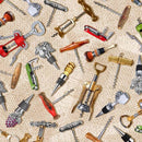 MM Viva Vino Barware - DCX11562-CREM-D Cream - Cotton Fabric