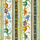 MM Wild One Dino Kingdom Stripe - DCX11862-MULT-D Multi - Cotton Fabric