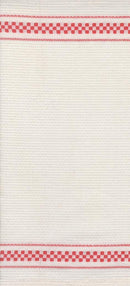 MODA 16" Rosie Waffle Check - 920-327 Cream/Red - Toweling Fabric