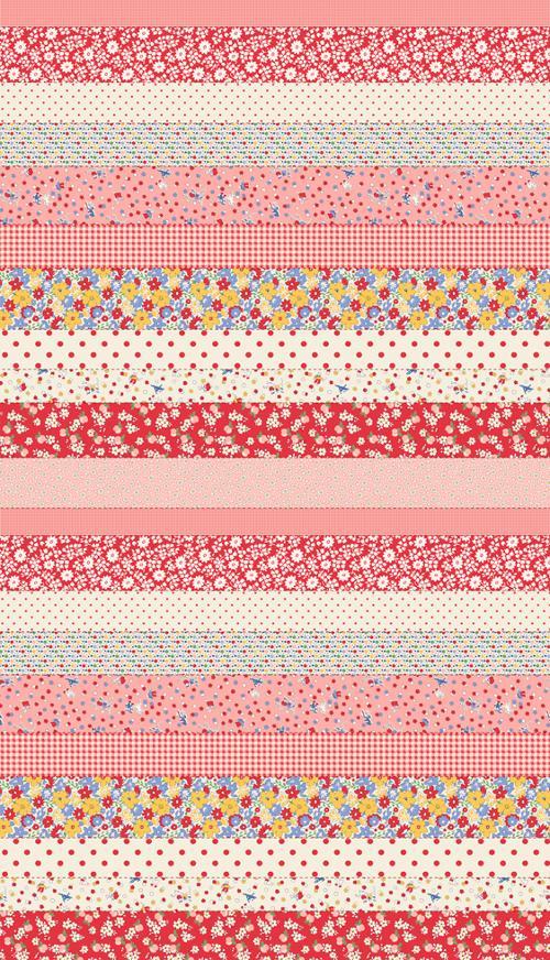 MODA 30's Playtime 2025 - 23380-11 Scarlet - Cotton Fabric