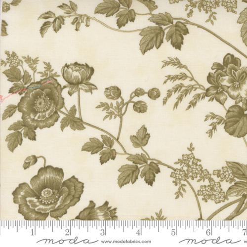 MODA 3 Sisters Favorites Meadow Greens - 44360-32 Porcelain - Cotton Fabric