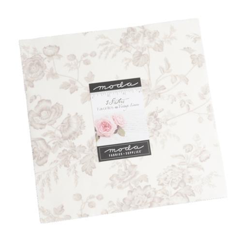 MODA 3 Sisters Favorites Vintage Linens Layer Cake - 44360LC - Precut