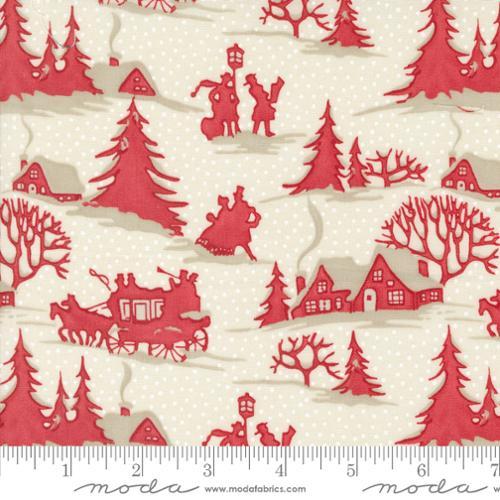 MODA A Christmas Carol - 44351-11 Snowflake - Cotton Fabric