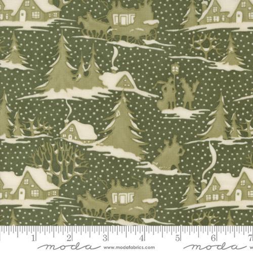 MODA A Christmas Carol - 44351-15 Holly - Cotton Fabric