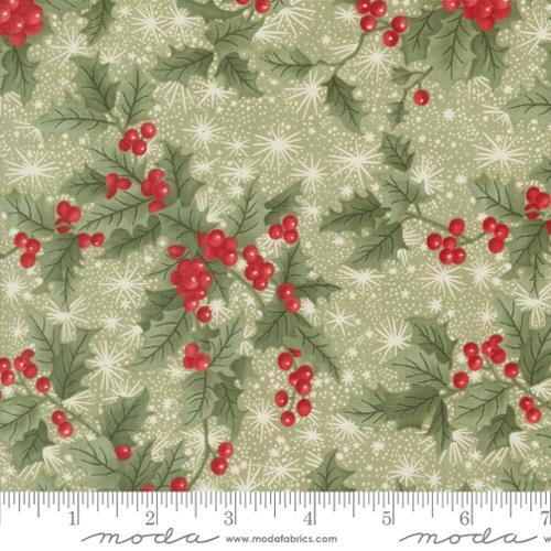 MODA A Christmas Carol - 44352-14 Sage - Cotton Fabric