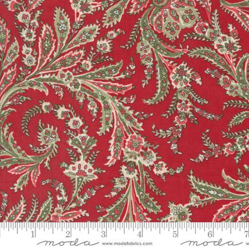 MODA A Christmas Carol - 44353-13 Crimson - Cotton Fabric