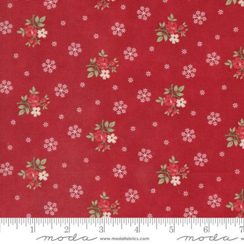 MODA A Christmas Carol - 44355-13 Crimson - Cotton Fabric