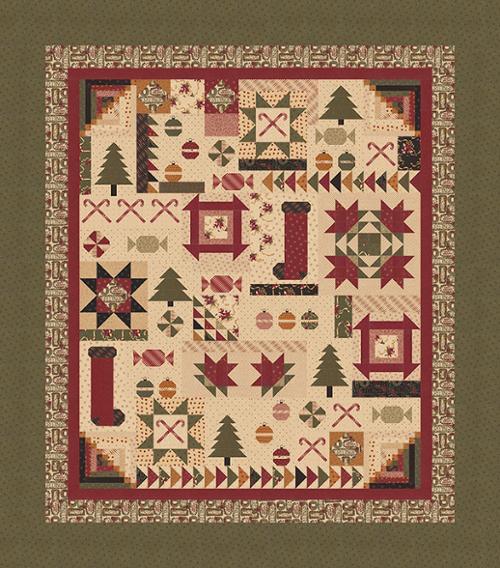 MODA A Vintage Christmas Sample Quilt - KT-24143 - Patterns