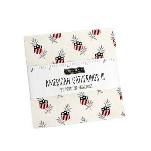 MODA American Gatherings III Charm Pack - 49320PP - Cotton Fabric