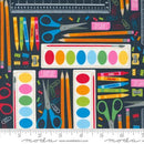 MODA Back To School - 20891-19 Blackboard - Cotton Fabric
