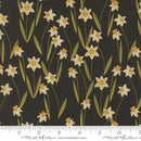 MODA Bee Garden Metallic - 48413-21M Black - Cotton Metallic Fabric