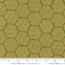 MODA Bee Garden Metallic - 48416-12M Ivy - Cotton Metallic Fabric