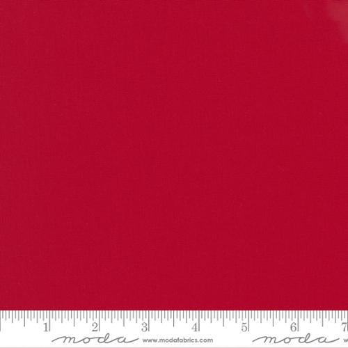 MODA Bella Solids - 9900-16 CHRISTMAS RED - Cotton Fabric