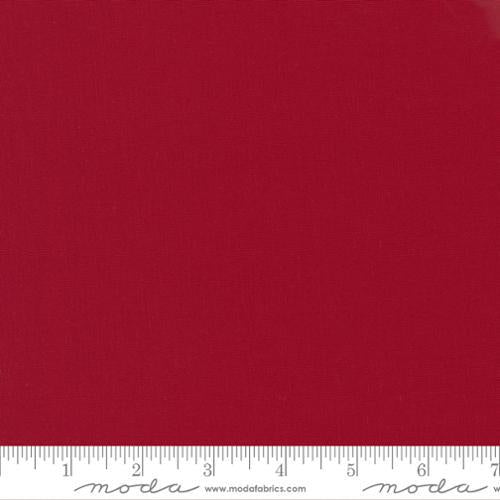 MODA Bella Solids - 9900-17  COUNTRY RED - Cotton Fabric