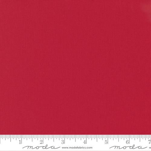 MODA Bella Solids - 9900-230 CHERRY - Cotton Fabric