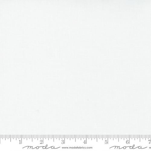 MODA Bella Solids - 9900-97 BLEACHED PFD WHITE - Cotton Fabric