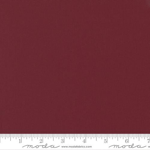 MODA Bella Solids - 9900-18 BURGUNDY - Cotton Fabric